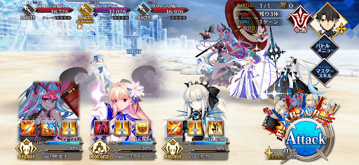 fgo-浜辺の星と竜の絆1戦①
