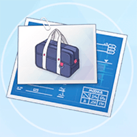 紺色のスクールバック