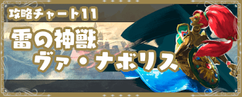 「雷の神獣 ヴァ・ナボリス」の攻略チャート