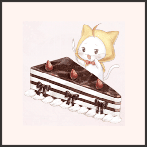 ケーキカットモモ