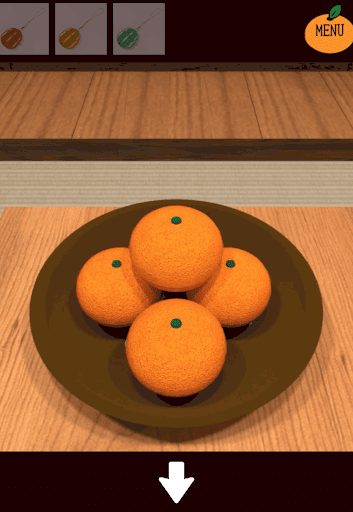 kotatsu_隠し部屋_みかんを持ち上げる