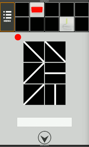 GarageHouse_ベットの隣の棚_赤丸の位置に合わせる_線の形を入力する