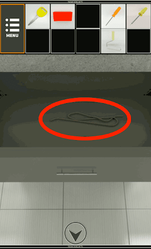 GarageHouse_キッチン_棚の上段_紐を入手する