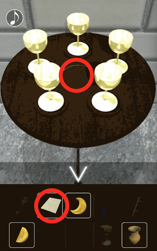 月の見える城からの脱出_ワイングラス