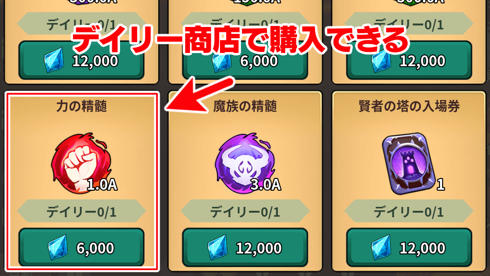 力の精髄_デイリー商店