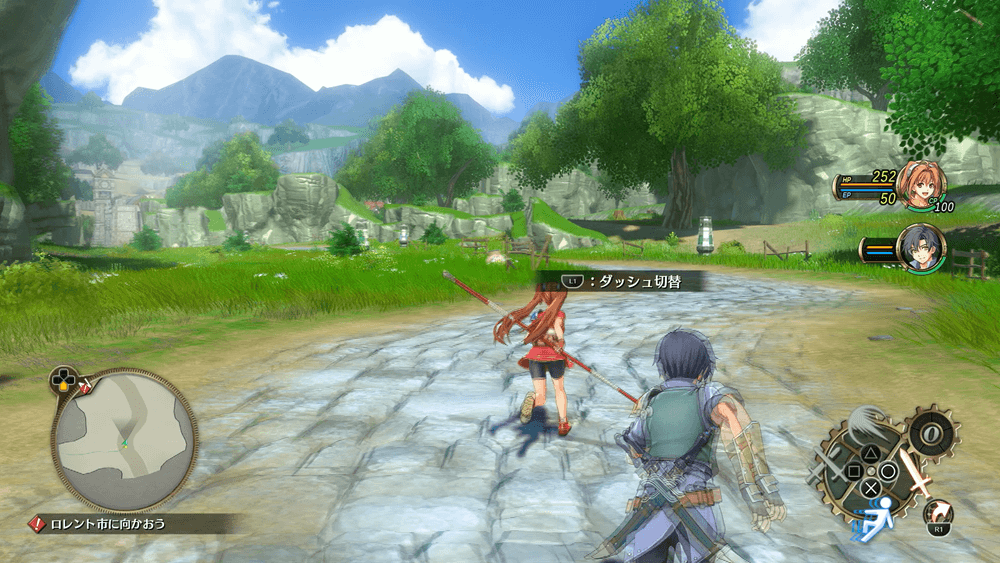 エリーズ街道を北へ進みロレント市へ向かう