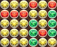 花火　8コンボ確定盤面