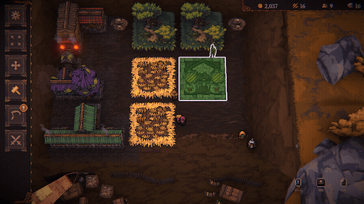 Ball x Pit_資源を回収して拠点建築を進める