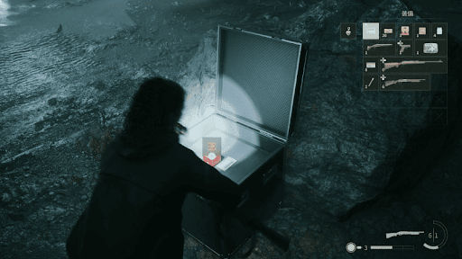 戦闘中はアイテムや照明による支援がある