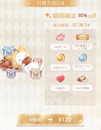 日替わりBOX