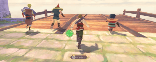 ゼルダSWS_飛び降りてロフトバードに乗ろう