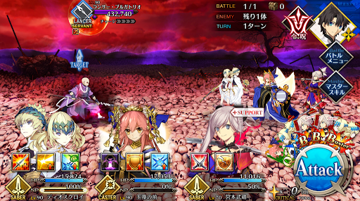 fgo-メモリアルクエスト「亜種特異点Ⅲ」_戦闘