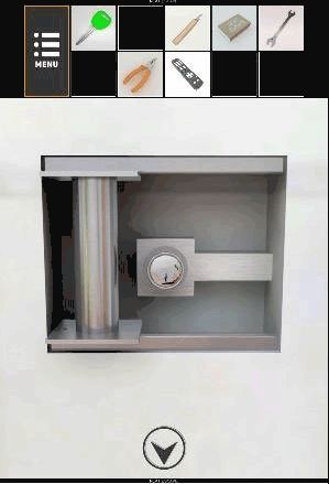 湖畔の別荘からの脱出_鍵