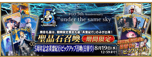 fgo-5周年記念英霊紀行