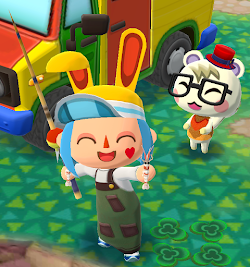 釣り大会限定の魚を釣り上げている画像