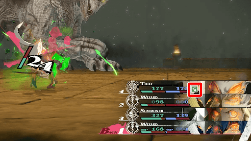 デバフを受けたら優先して解除する