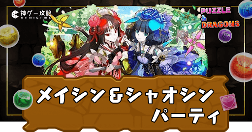 メイシン＆シャオシンのテンプレパーティと代用候補