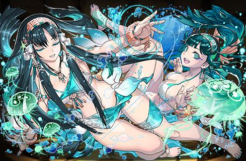 青緑海の女神・イシス＆ネフティス