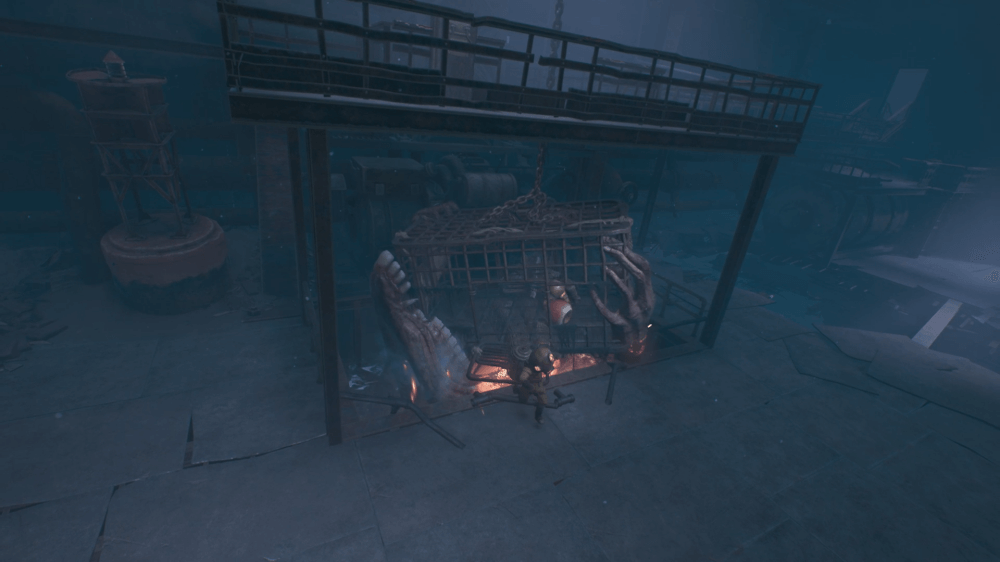 エレベーターで登ったらすぐに降りる