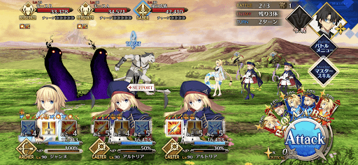 fgo-レストランストリート_バトル2