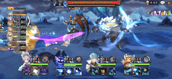 トールペのバトル中の画面画像