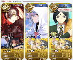 fgo-羅生門イベント　パーティ編成案2