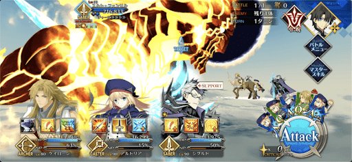 fgo-リコレクション「スルトフェンリル戦」1/1-1