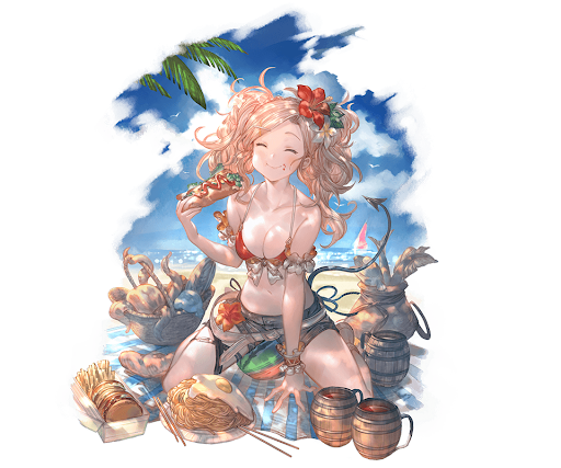 水着アーミラ_上限解放後