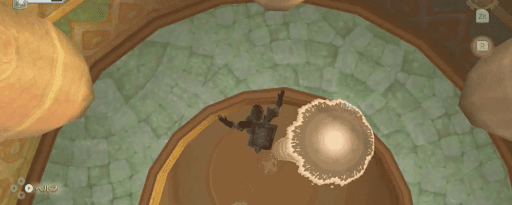 ゼルダSWS_大石像の中から地下へ