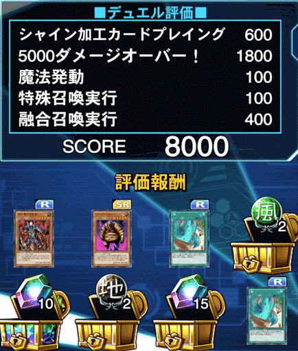 8000スコア