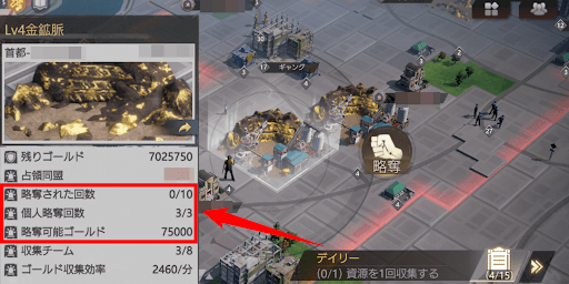 「海上輸送」ではゴールド運搬や略奪を行う