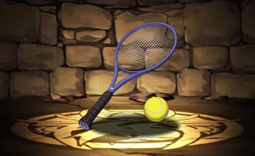 観月のテニスラケット