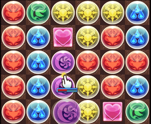 パズドラ検定火力編Lv5-盤面