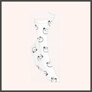 パンダ柄ソックス