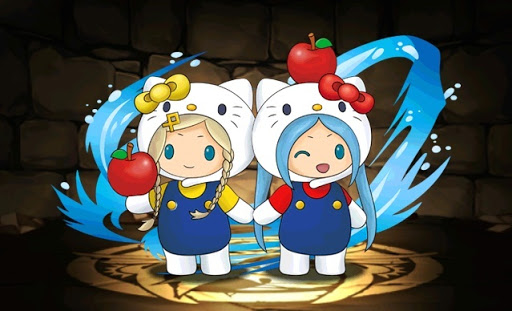 リンゴの泉のキティン＆ミミーナ