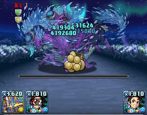 冬のキラーチャレンジLv5-炭治郎パーティ