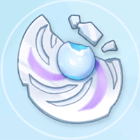 修復途中の円盤型ペンダント