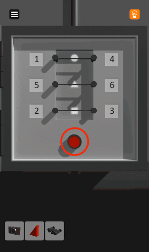 脱出ゲーム非常階段_5階_同じシンボルを持つ部屋の番号同士を結ぶ