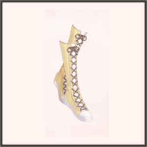 暖系ハイカットスニーカー