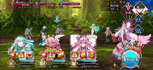 fgo-世界旅行！キャンプ地の怨霊！_バトル1