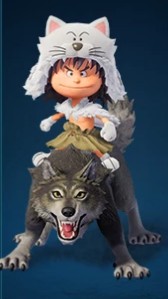 ドラクエ7リイマジンド_白オオカミのきぐるみ