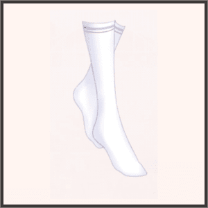 グレーラインハイソックス