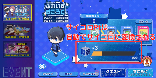 サイコロに変換