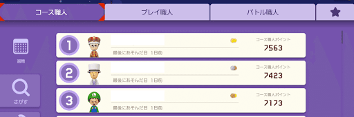 職人ランキング