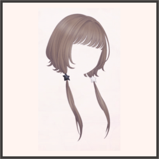 流れ星（灰）＜ヘアスタイル＞