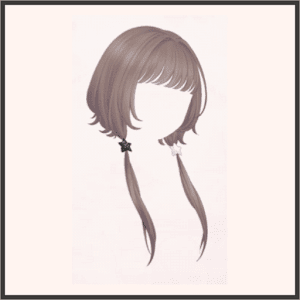 流れ星（灰）＜ヘアスタイル＞