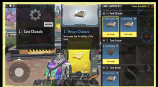 戦車のパーツを集める