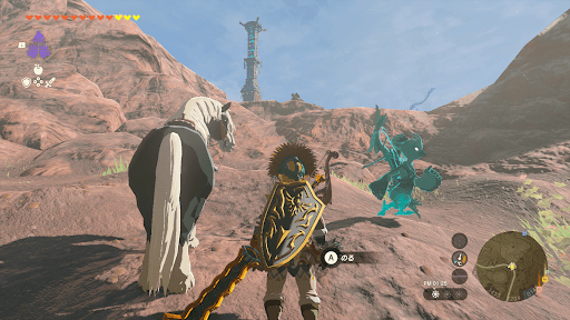 岩山を登って鳥望台を目指す