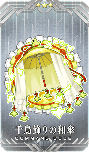 千鳥飾りの和傘