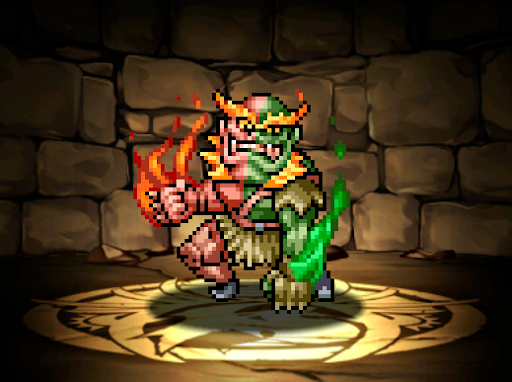 ドット・炎のアーマーオーガ